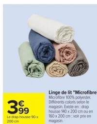 Linge de lit "Microfibre"
