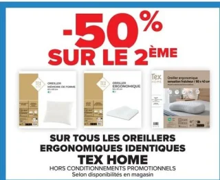 Oreiller ergonomique Tex Home