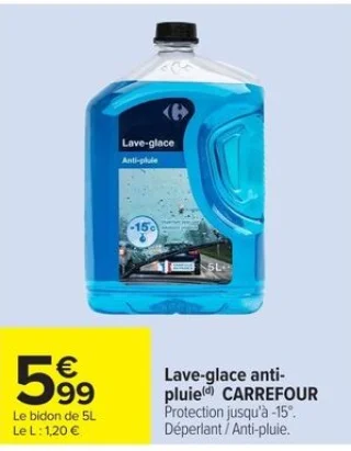 Lave-glace anti-pluie CARREFOUR