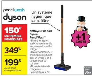 Nettoyeur de sols Dyson PencilWash