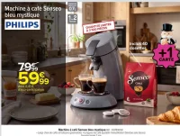 Machine à café Senseo bleu mystique PHILIPS