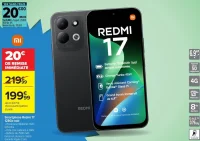 Smartphone Redmi 17 128Go noir