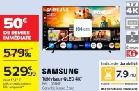 Samsung Téléviseur QLED 4K* Réf. : 65Q6F