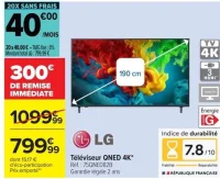 LG Téléviseur QNED 4K* Réf. : 75QNED82B