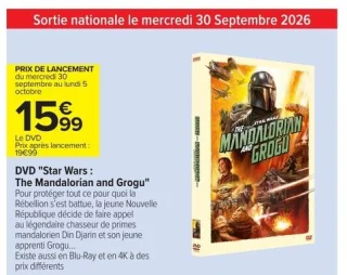 DVD "Star Wars : The Mandalorian and Grogu"