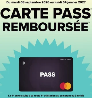 Carte PASS Carrefour Remboursée