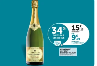CHAMPAGNE AOP BRUT HENRY DE VALBERT