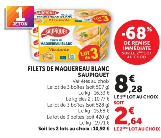 Filets de Maquereau Blanc Saupiquet