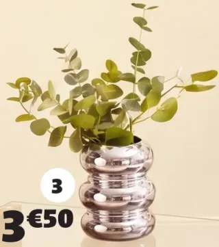Vase chrome
