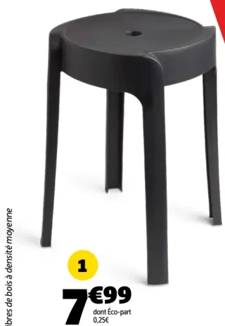 Tabouret Ø26x46 cm