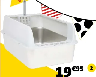 Bac à litière inox GiFi