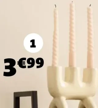 Bougeoir triple