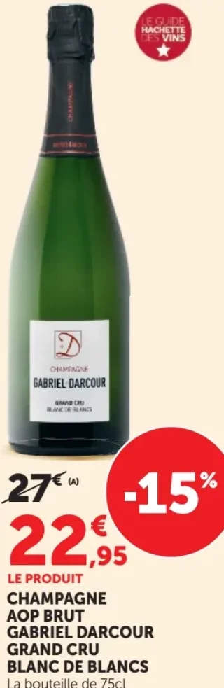 Champagne AOP Brut Gabriel Darcour Grand Cru Blanc de Blancs