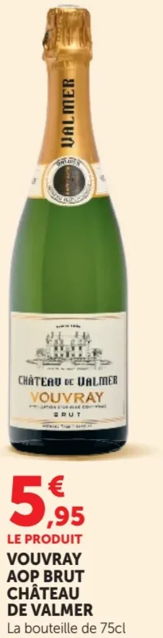 VOUVRAY AOP BRUT CH"ATEAU DE VALMER