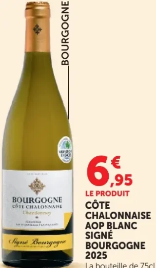 Côte Chalonnaise AOP Blanc Signé Bourgogne 2025