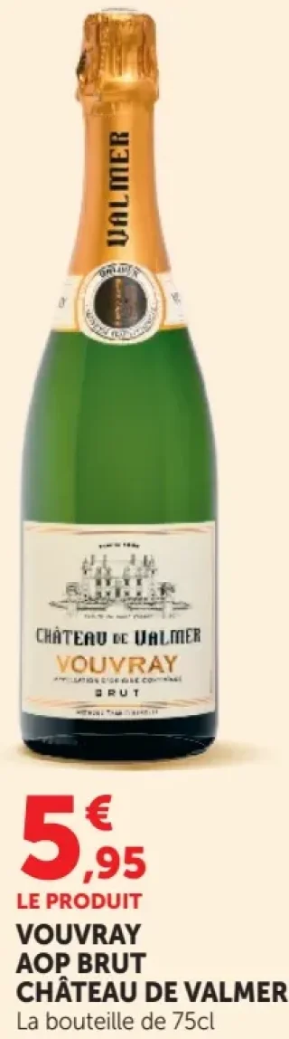 Vouvray AOP Brut Château de Valmer