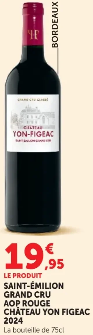 Château Yon-Figeac Saint-Émilion Grand Cru AOP Rouge 2024