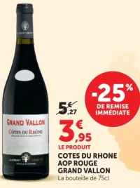 Grand Vallon Côtes du Rhône AOP Rouge