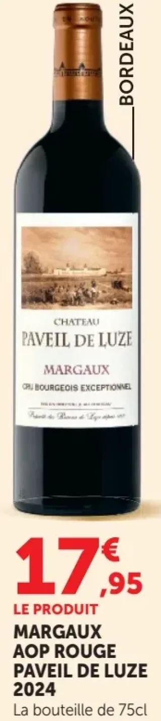 Paveil de Luze Margaux AOP Rouge 2024