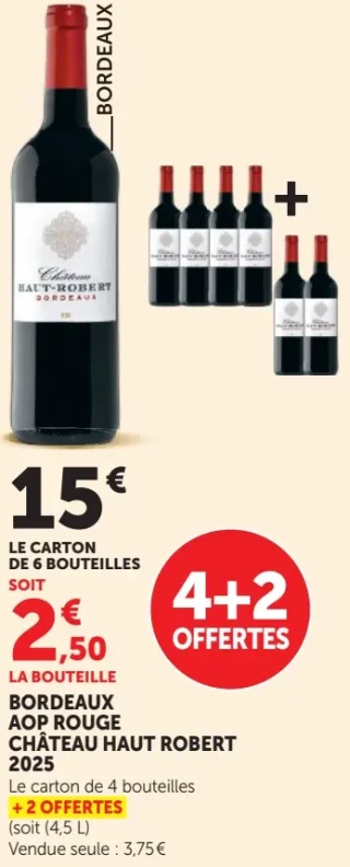 Bordeaux AOP Rouge Château Haut-Robert 2025