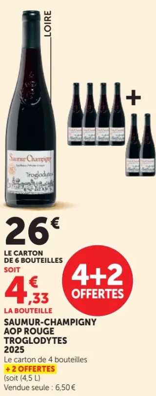 Vin rouge Saumur-Champigny AOP Troglodytes 2025