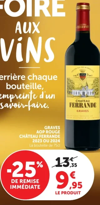 Graves AOP Rouge Château Ferrande