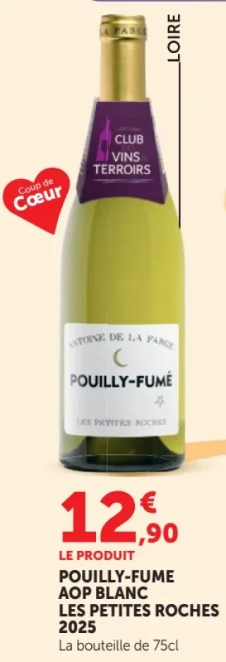 Pouilly-Fumé AOP Blanc Les Petites Roches 2025