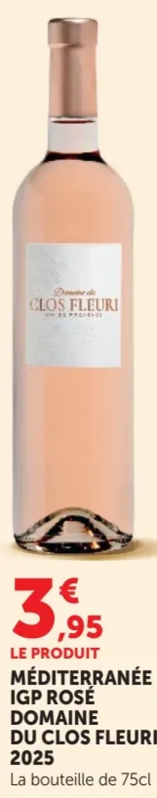 MÉDITERRANÉE IGP ROSÉ DOMAINE DU CLOS FLEURI 2025