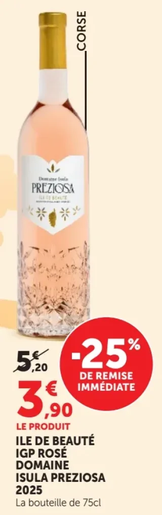ILE DE BEAUTÉ IGP ROSÉ DOMAINE ISULA PREZIOSA 2025