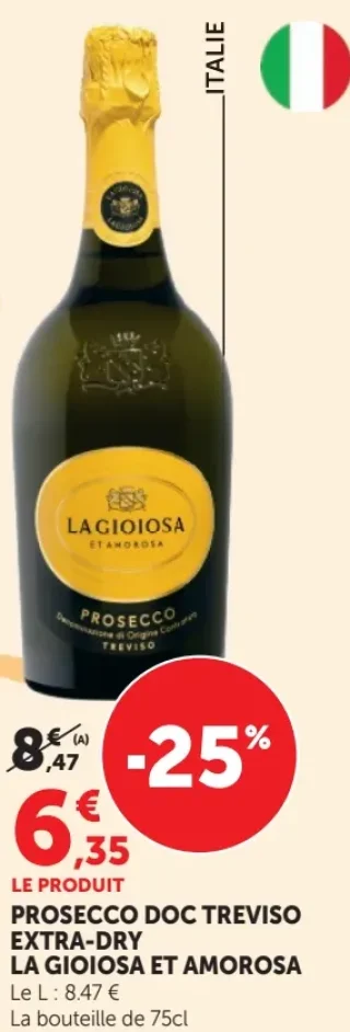 PROSECCO DOC TREVISO EXTRA-DRY LA GIOIOSA ET AMOROSA