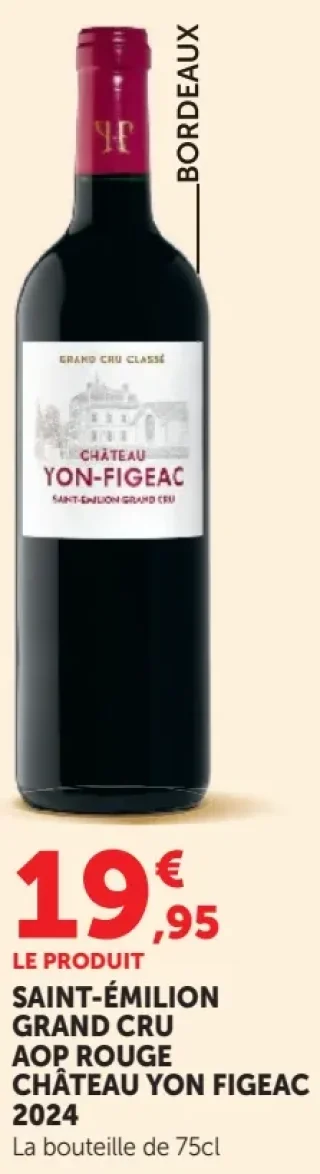 Château Yon Figeac Saint-Émilion Grand Cru AOP Rouge 2024