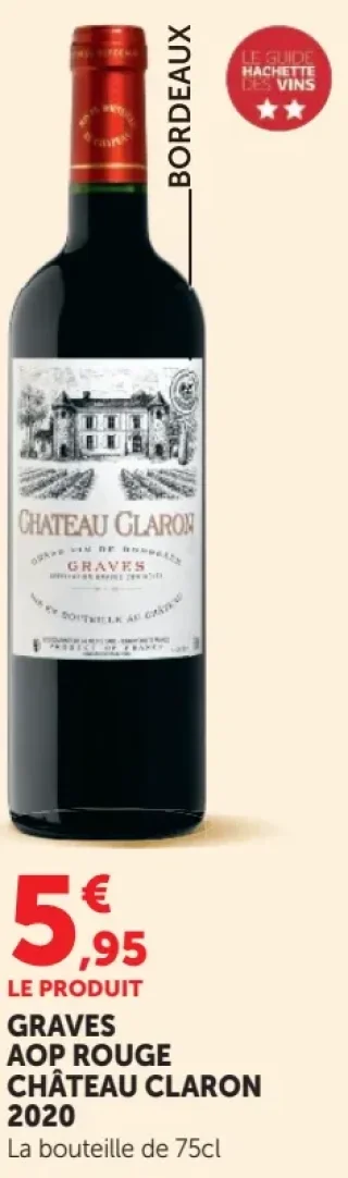 Château Claron Graves AOP Rouge 2020