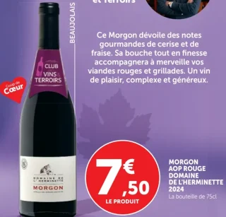 Morgon AOP Rouge Domaine de l'Herminette 2024