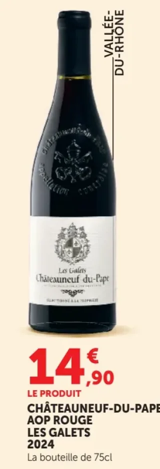 Châteauneuf-du-Pape AOP Rouge Les Galets 2024