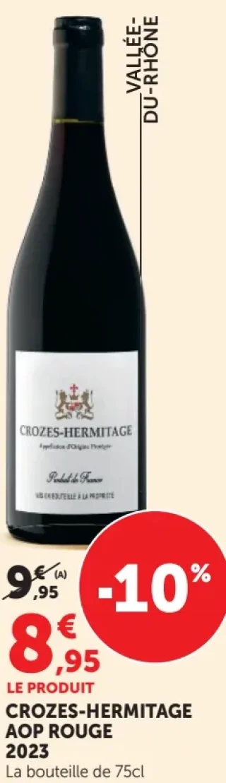 Crozes-Hermitage AOP Rouge 2023