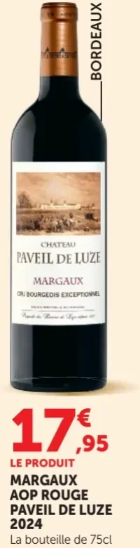 Margaux AOP Rouge Paveil de Luze 2024