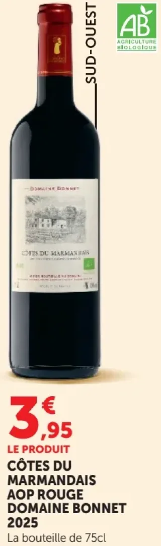 Domaine Bonnet Côtes du Marmandais AOP Rouge