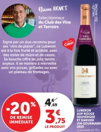 Luberon AOP Rouge Dauvergne et Ranvier Vin Gourmand 2025