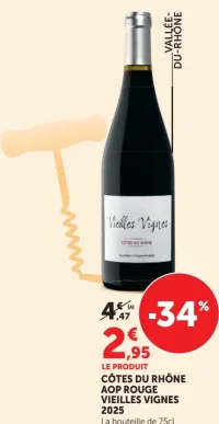 Côtes du Rhône AOP Rouge Vieilles Vignes 2025