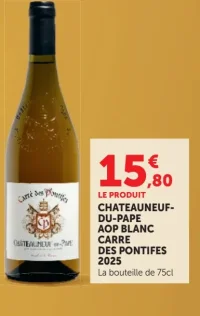 CHATEAUNEUF-DU-PAPE AOP BLANC CARRE DES PONTIFES 2025