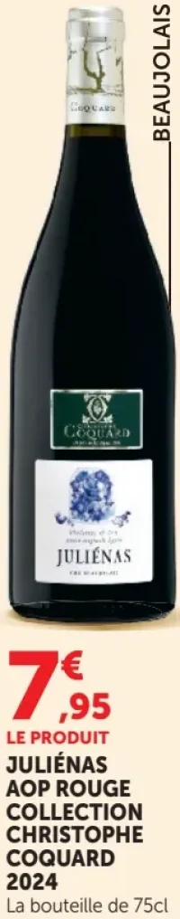 Juliénas AOP Rouge Collection Christophe Coquard 2024