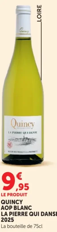 Quincy AOP Blanc La Pierre Qui Danse 2025