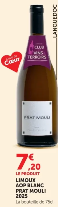 Limoux AOP Blanc Prat Mouli 2025