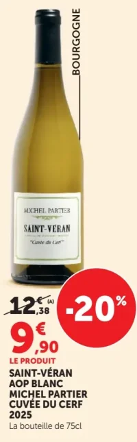 Saint-Véran AOP Blanc Michel Partier Cuvée du Cerf 2025