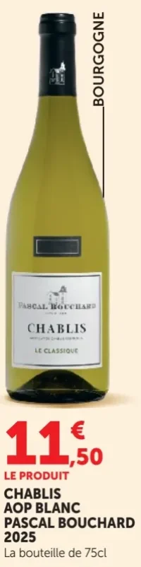 CHABLIS AOP BLANC PASCAL BOUCHARD 2025