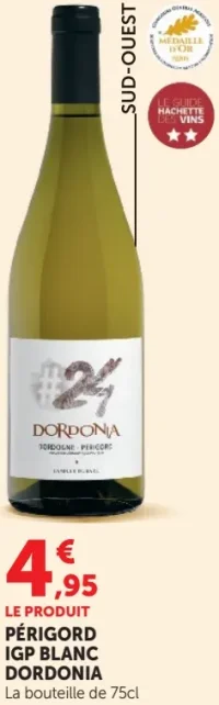 PÉRIGORD IGP BLANC DORDONIA