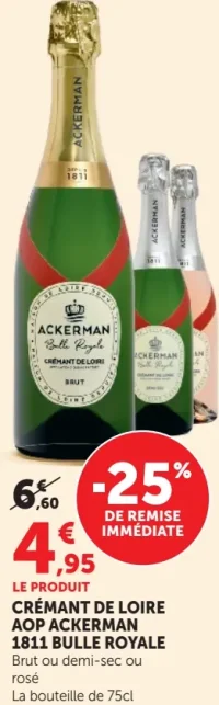 Crémant de Loire AOP Ackerman 1811 Bulle Royale