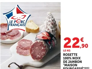 Rosette 100% noix de jambon Maison Fourgassié