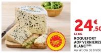 ROQUEFORT AOP VERNIERES BLANC