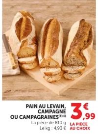 Pain au levain, campagne ou campagraines